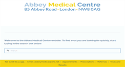 Desktop Screenshot of abbeymc.co.uk